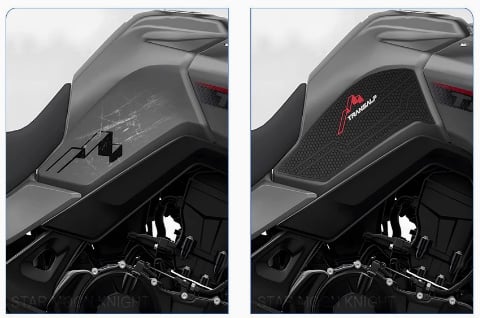 HONDA XL750 Transalp Kaydırmaz Depo Pad Yüksek Kalite Kauçuk