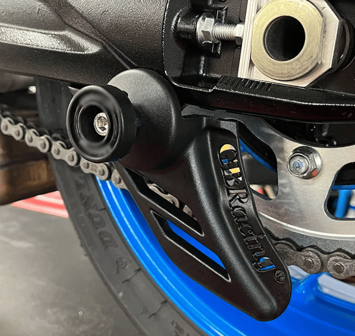 Kawasaki ZX-25R & ZX-4R Zincir Koruma ve Sehpa Kaldırma SetiKAWASAKI ZX-25R ZX-4R Motor Kaldırma Yan Sehpa Tutucu ve Zincir Koruma Seti