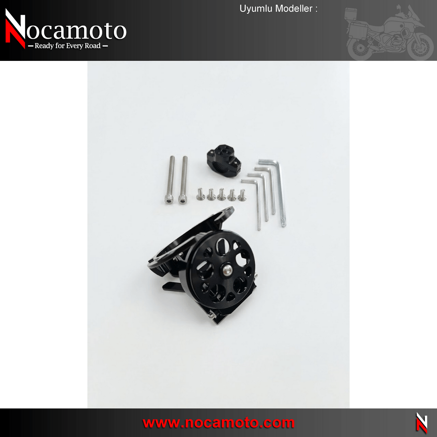 Universal Bardak ve Şişe Tutucu CNC AlüminyumUniversal Bardak ve Şişe Tutucu, CNC Aluminyum 