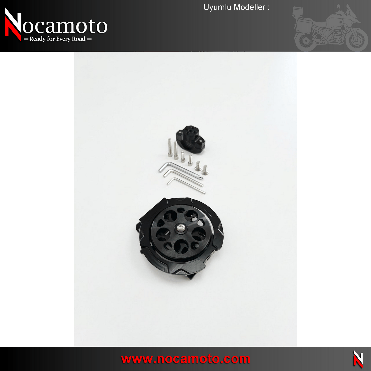 Universal Bardak ve Şişe Tutucu CNC AlüminyumUniversal Bardak ve Şişe Tutucu, CNC Aluminyum 