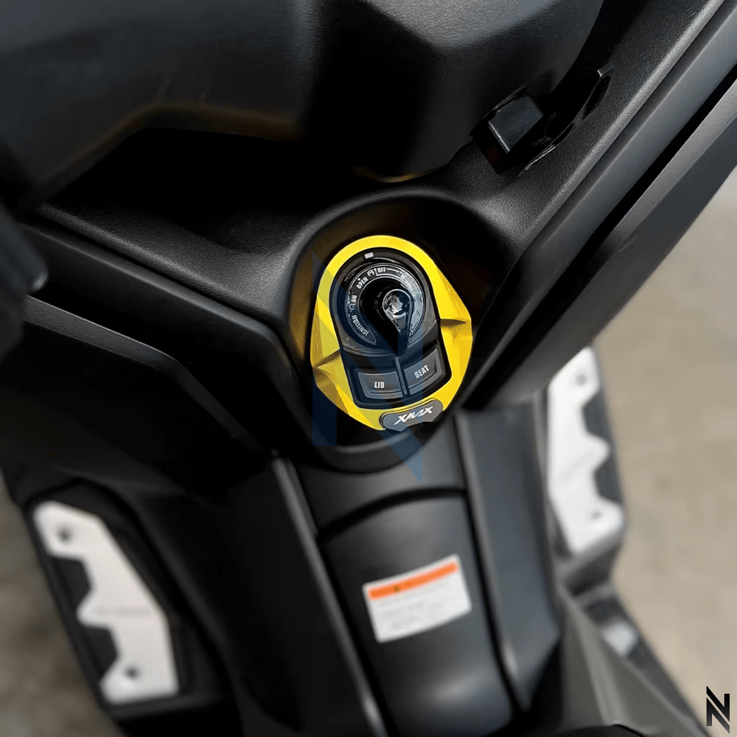 XMAX250/300 V3 Kontak Trim Kapağı CNC (2023-2026)YAMAHA XMAX Kontak Anahtarı Trim Kapağı CNC Aluminyum