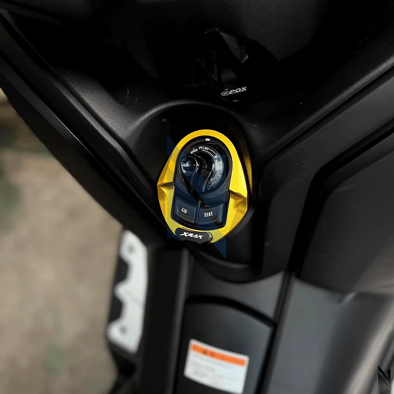 XMAX250/300 V3 Kontak Trim Kapağı CNC (2023-2026)YAMAHA XMAX Kontak Anahtarı Trim Kapağı CNC Aluminyum