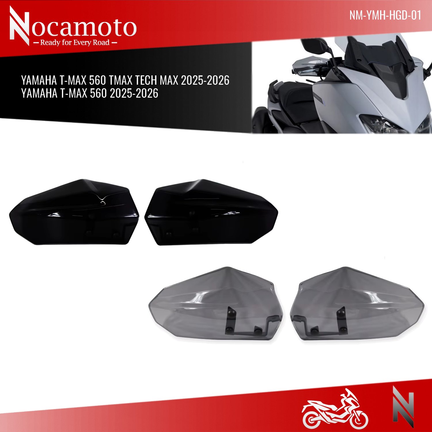 YAMAHA T-MAX Elcik Koruma Deflektör