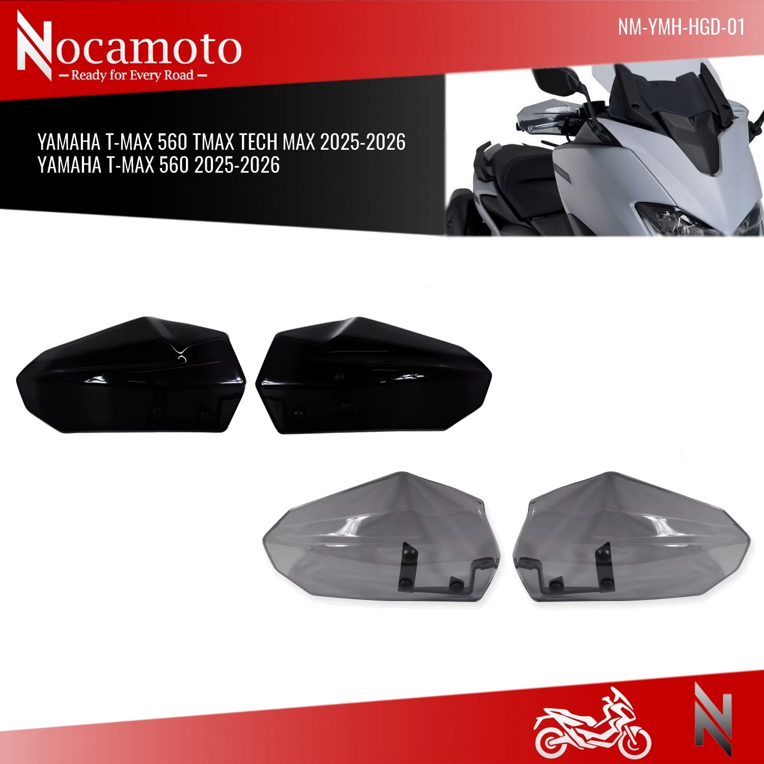 YAMAHA T-MAX Elcik Koruma Deflektör