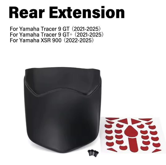 Yamaha Tracer 9 / GT / GT+ & XSR 900 Çamurluk Uzatma (Ön veya Arka)YAMAHA TRACER 9 GT GT+ 2021+ XSR 900 XSR900 2022+  Ön veya Arka Çamurluk Uzatma 