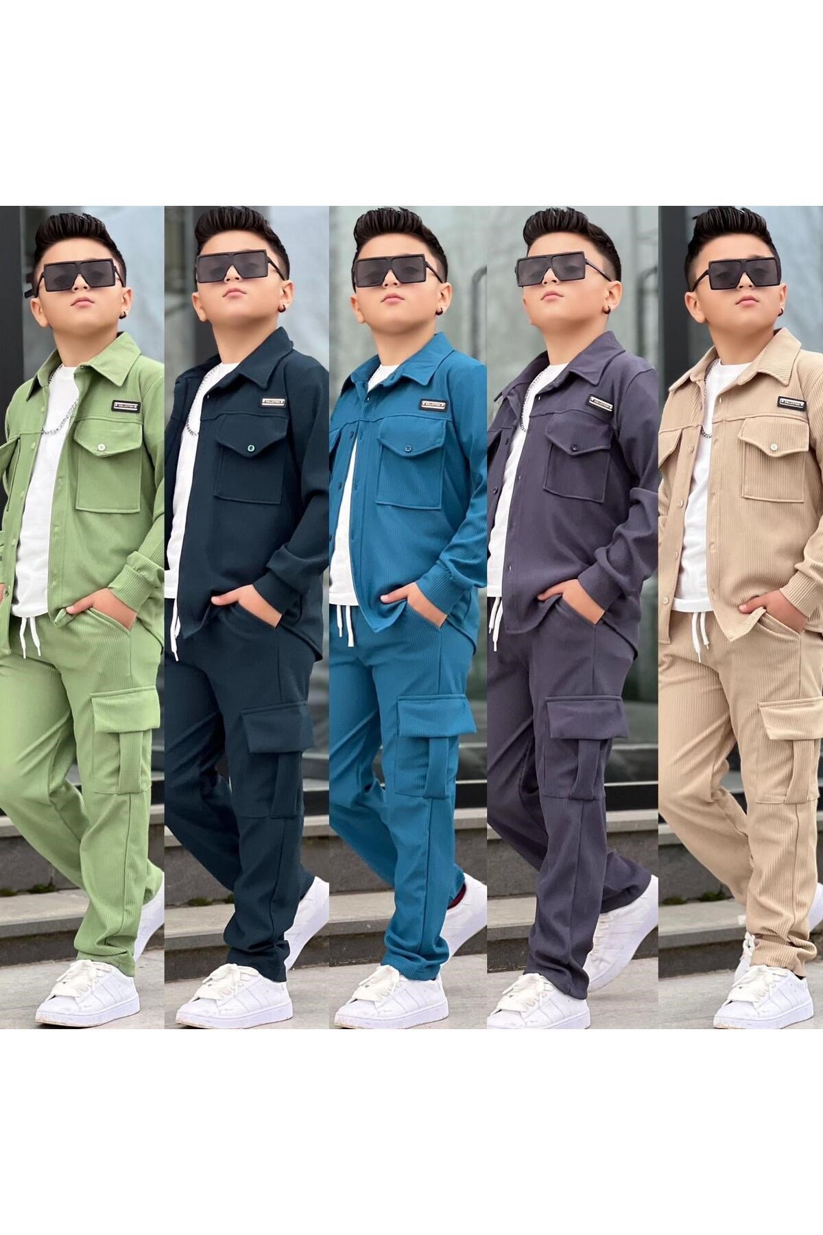 Erkek Çocuk 3 Parça Garson Boy Takım Kombin