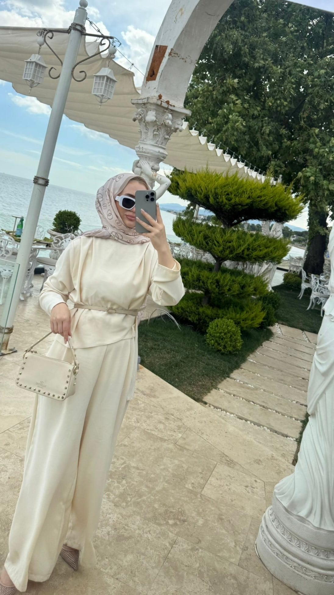 Afra Şal Detaylı Takım