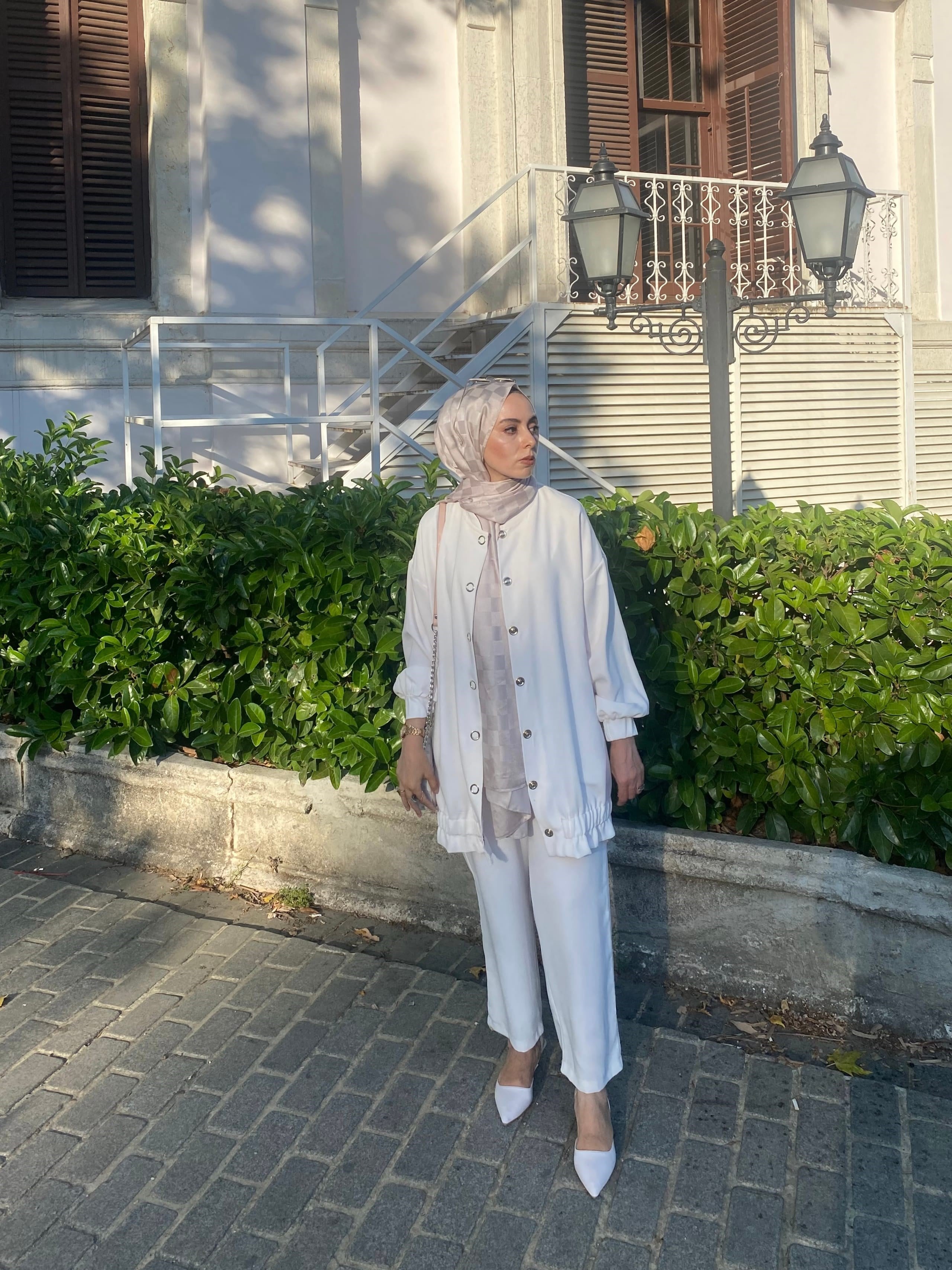 Bomber Krep Ceket takım