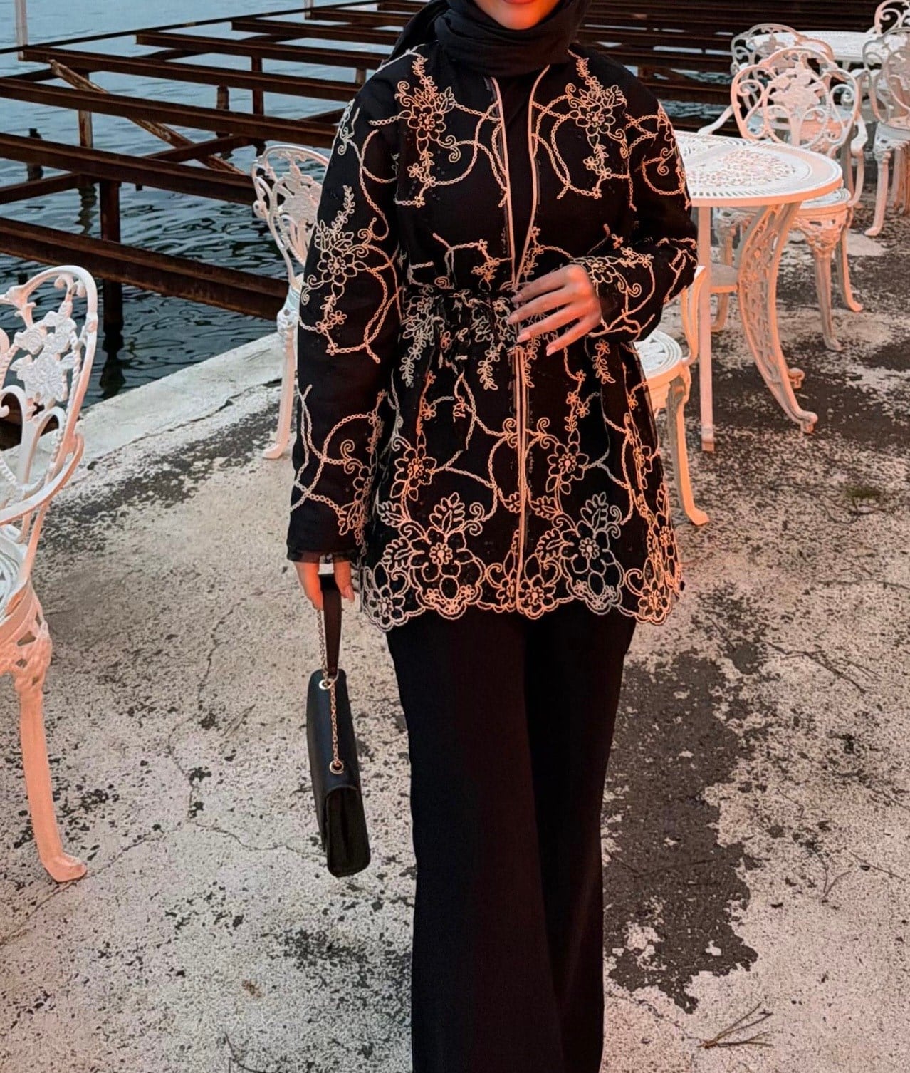 İşlemeli Ceket