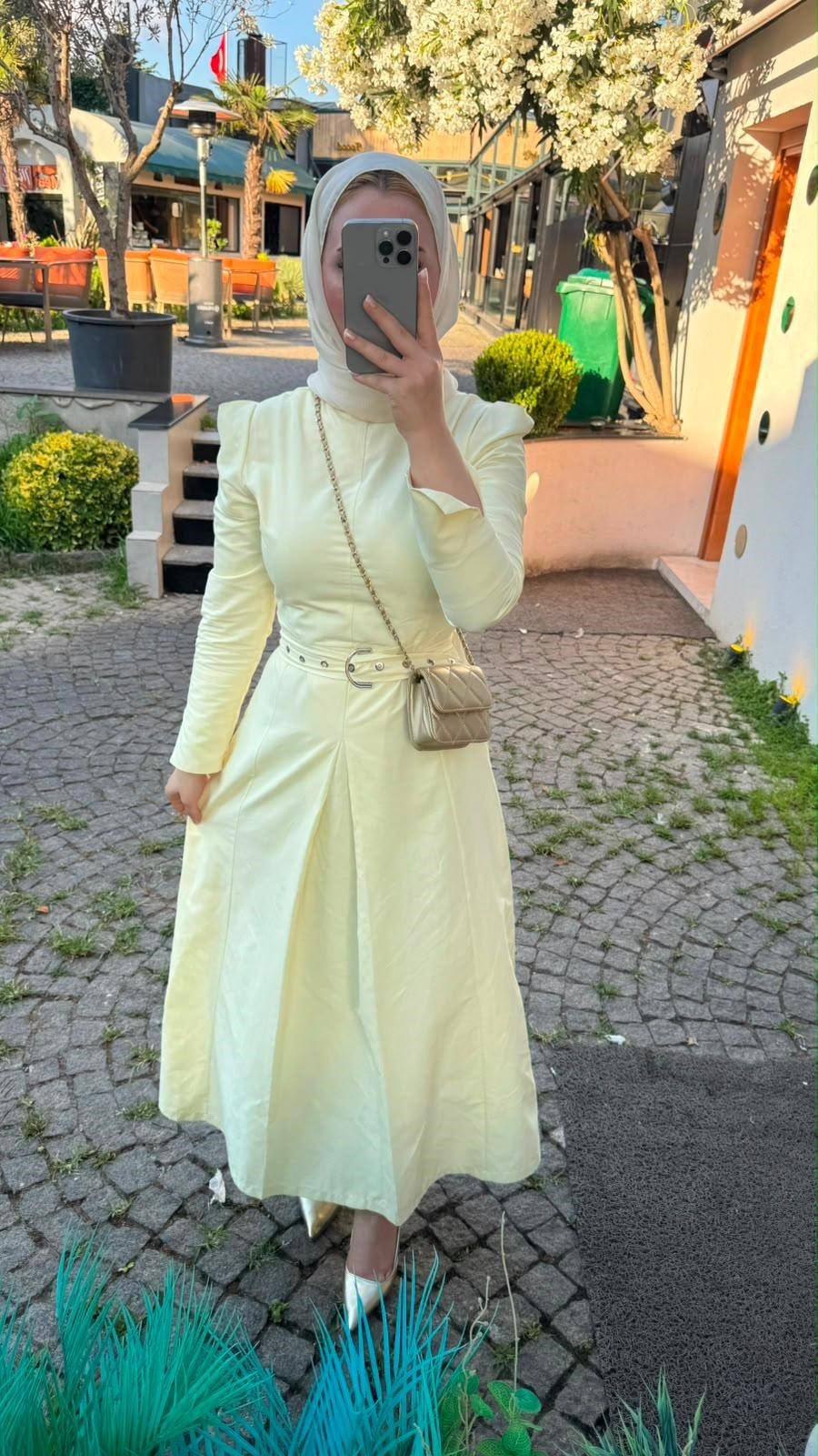 Mila Elbise - Sarı