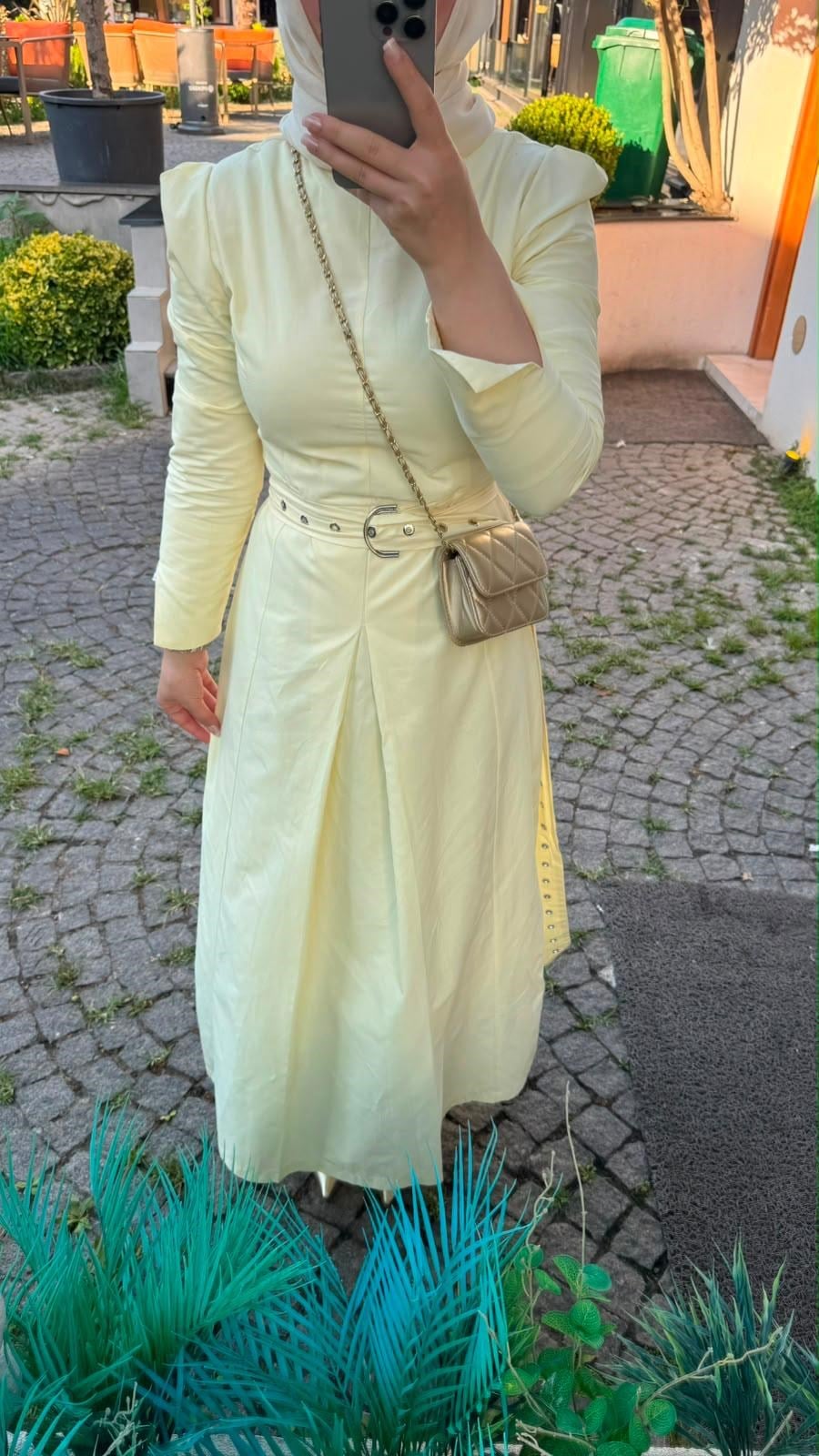 Mila Elbise - Sarı