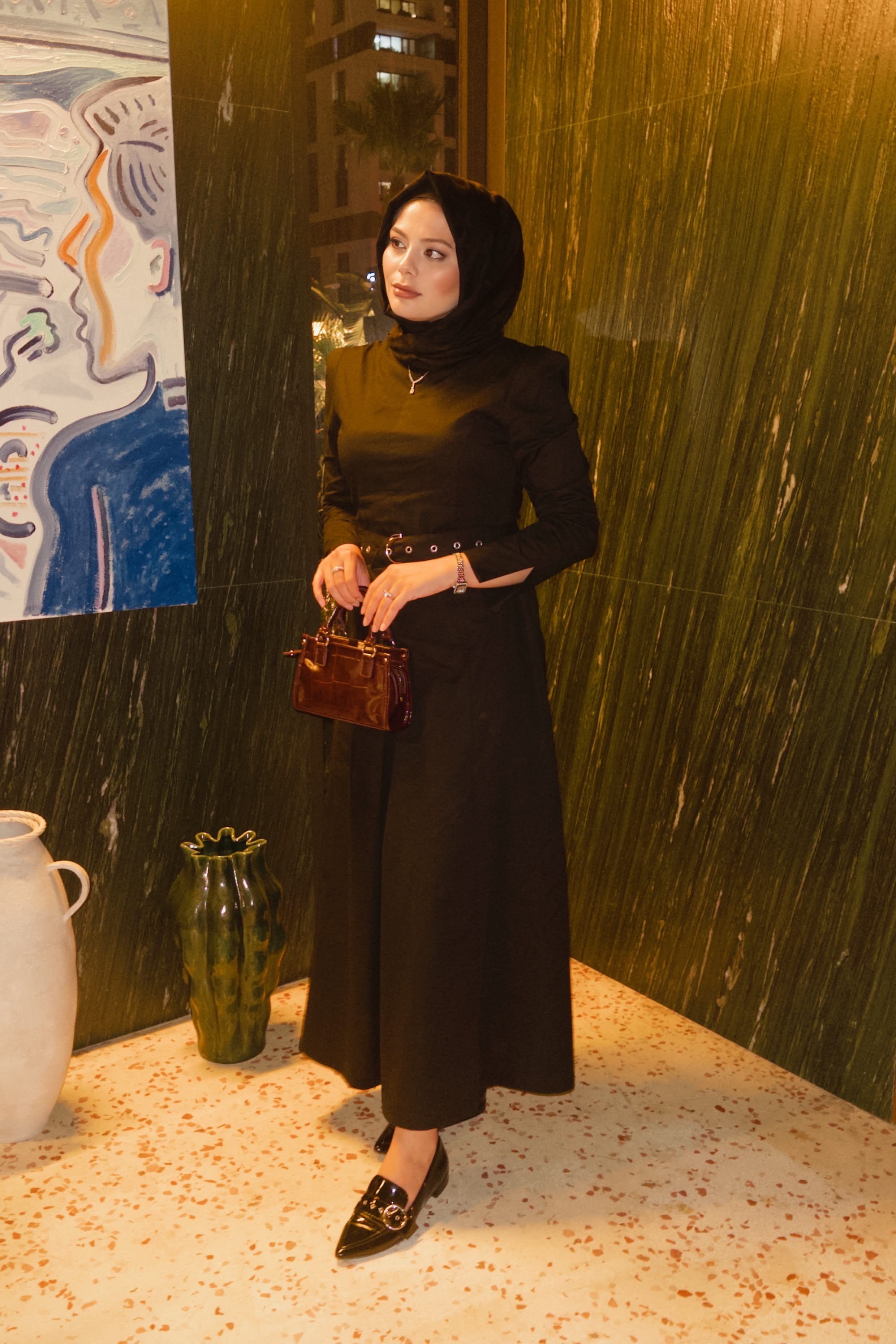 Mila Elbise - Siyah