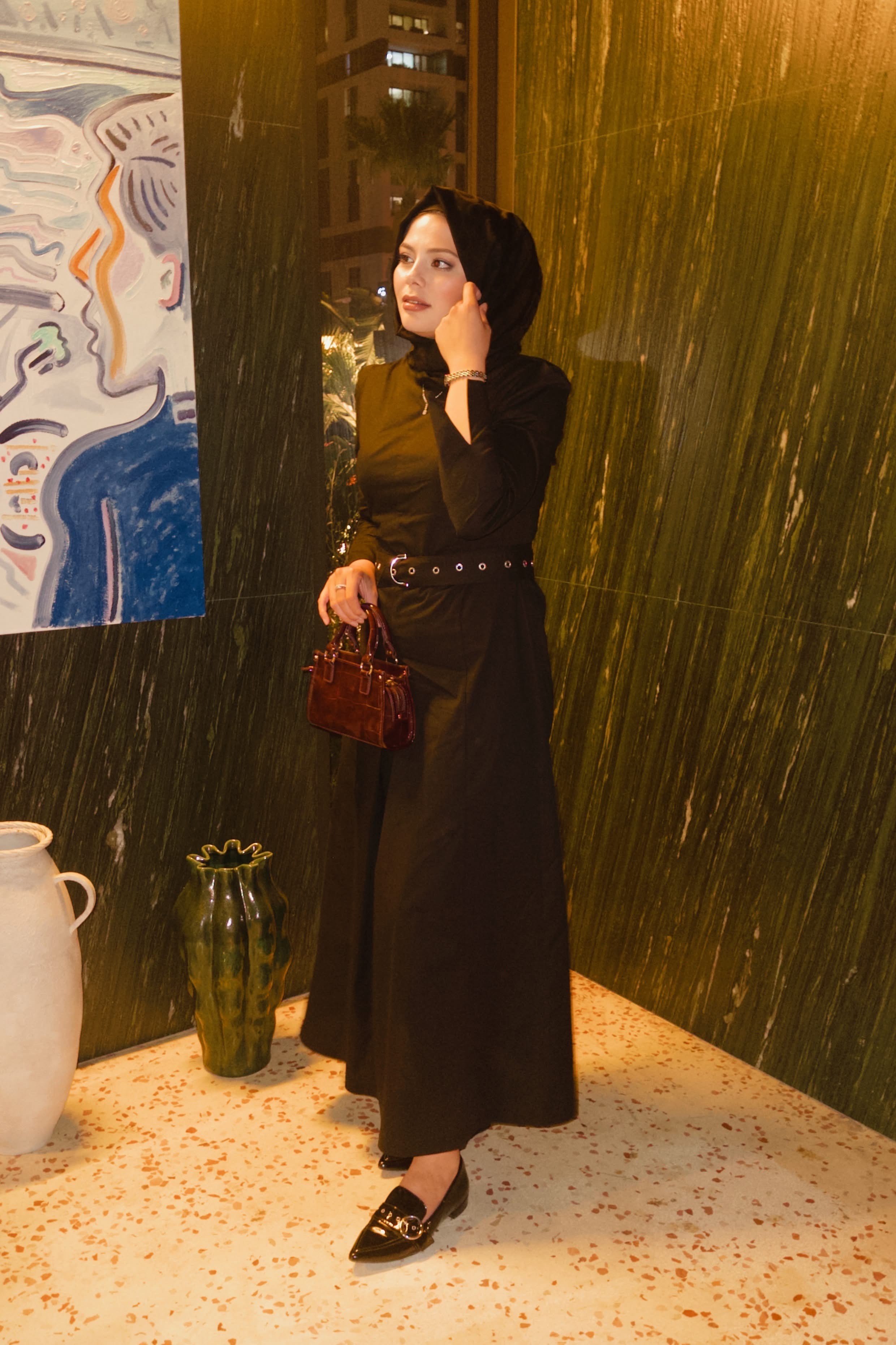 Mila Elbise - Siyah
