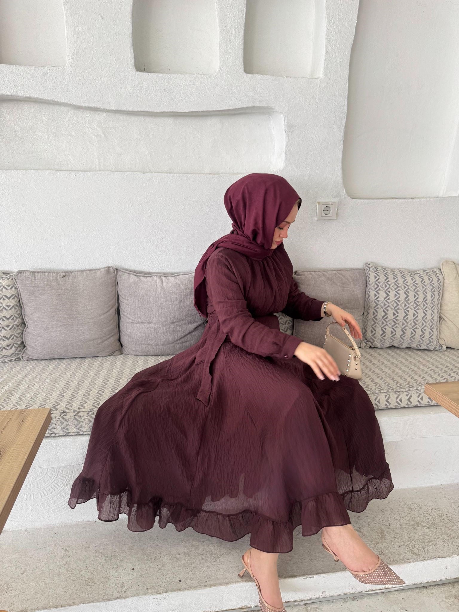 Vual Etekli Takım - Mürdüm