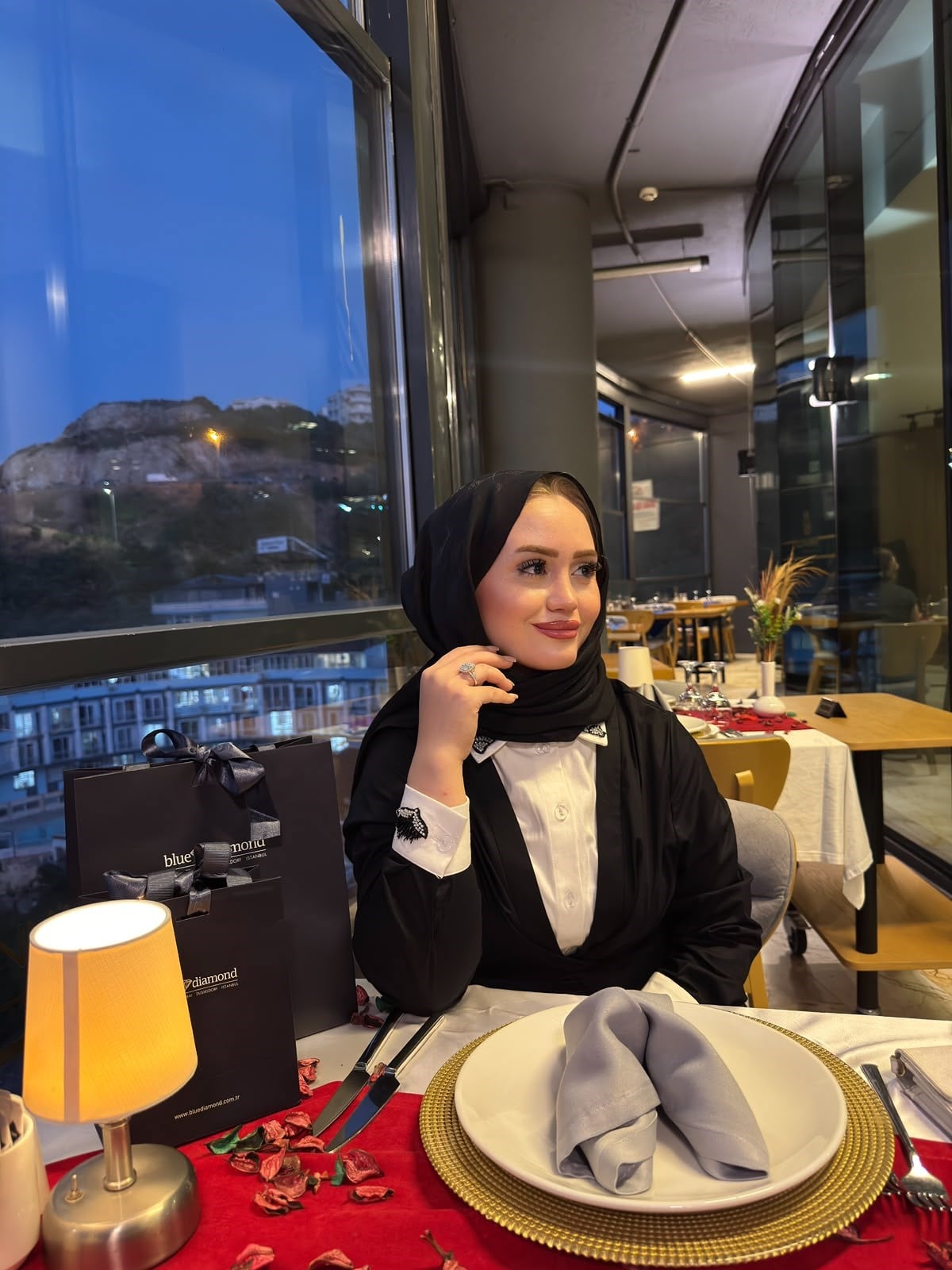 Zarif Elegant Elbise - Siyah