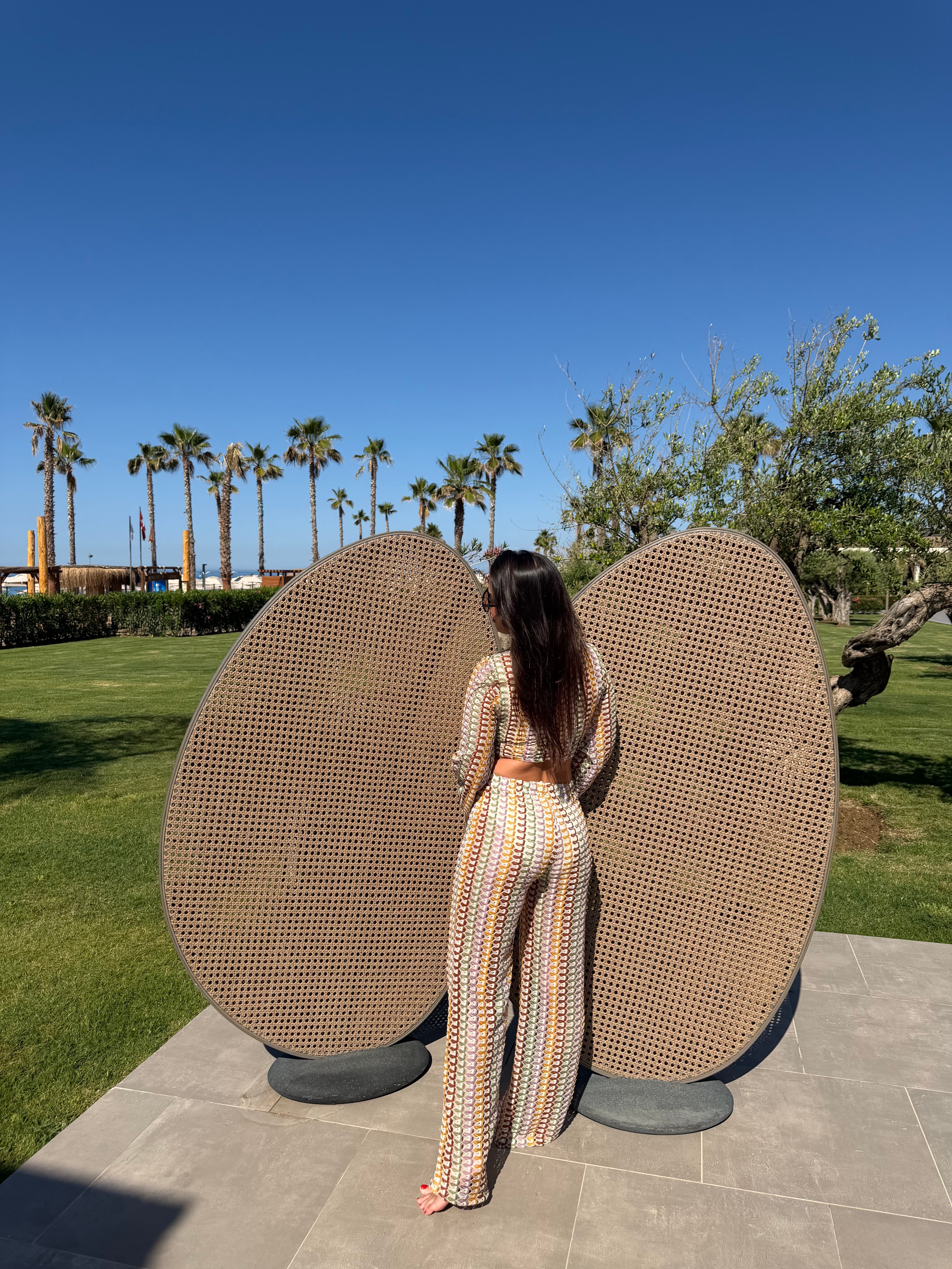 DESENLİ BAĞLAMA DETAY BEACHWEAR