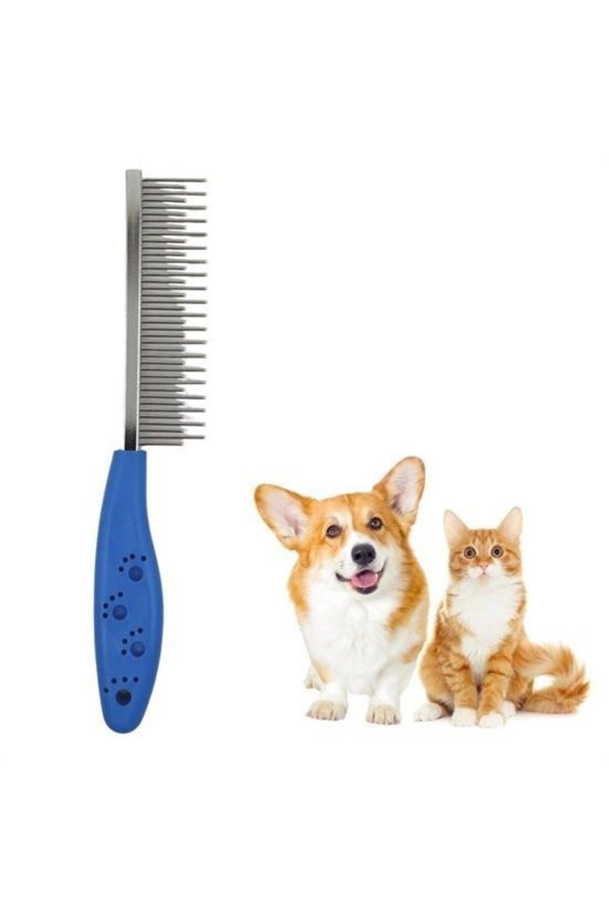 Kedi Köpek Tüy Açma Tarağı Kıtık Açıcı Bakım Tarağı Metal