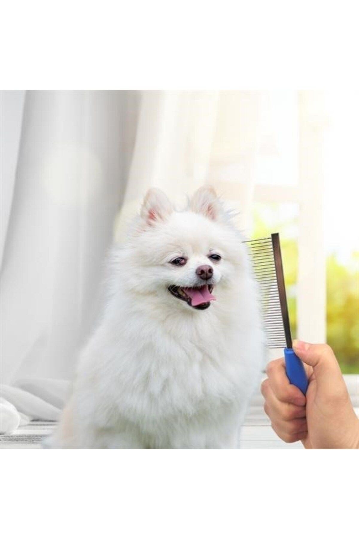 Kedi Köpek Tüy Açma Tarağı Kıtık Açıcı Bakım Tarağı Metal