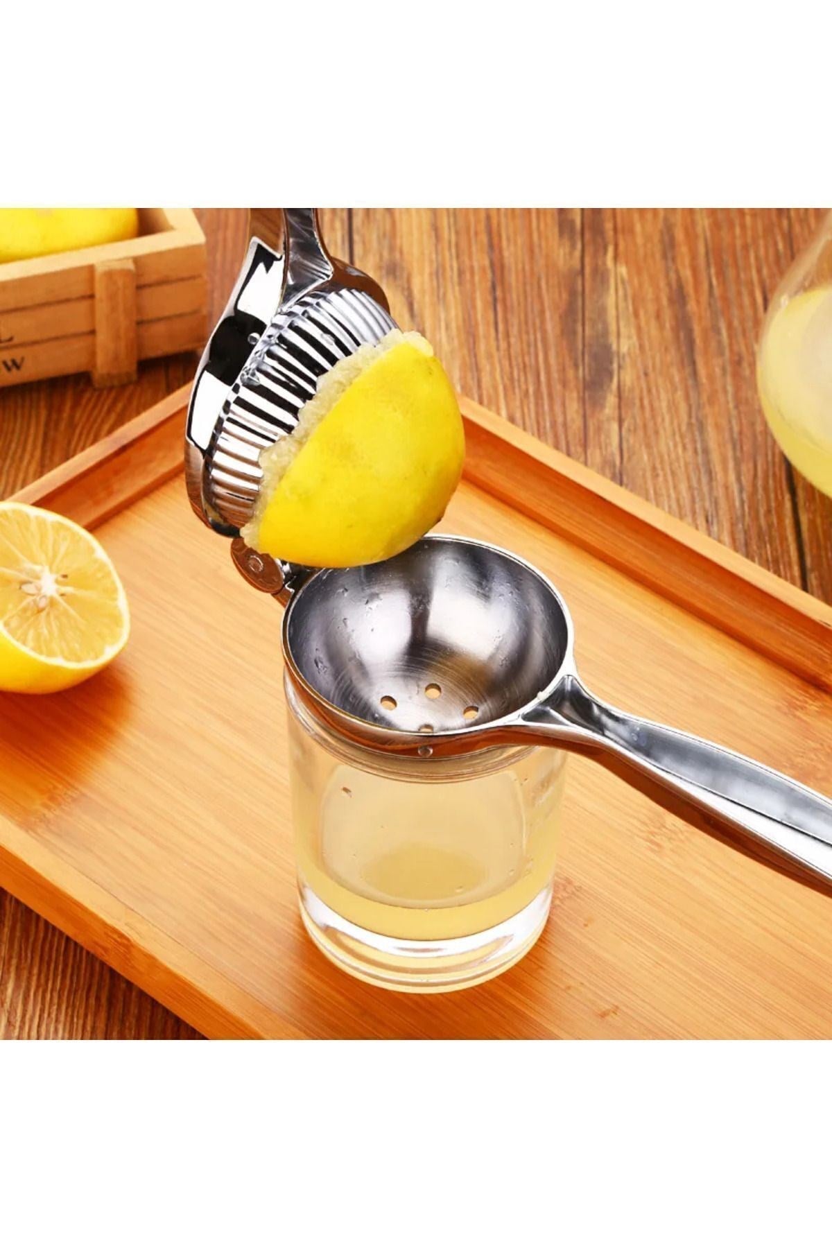Paslanmaz Çelik Limon Ve Lime Sıkacağı 304 Ağır Çelik Limon Sıkacağı Bar Lime Sıkacağı Avuç İçi