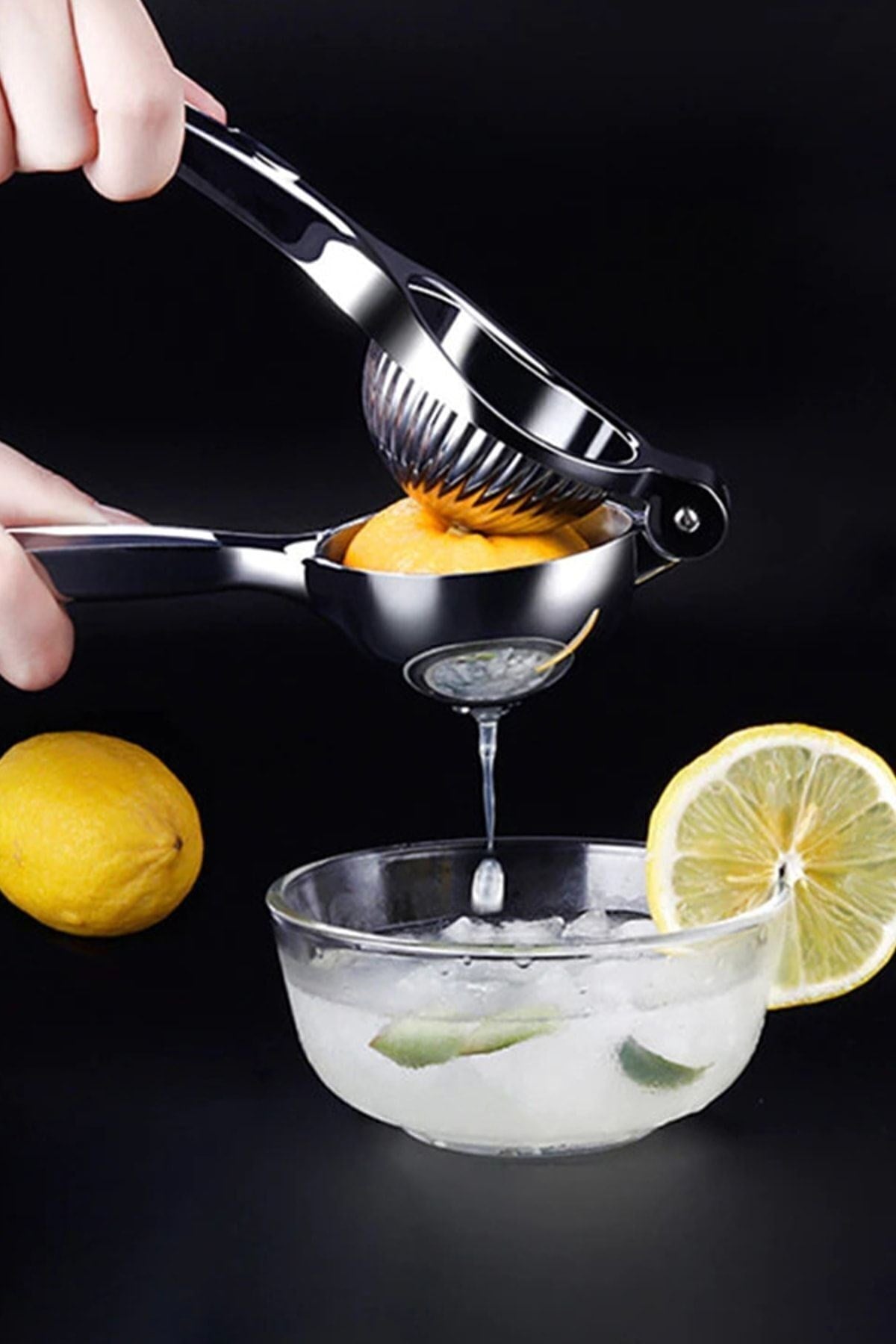 Paslanmaz Çelik Limon Ve Lime Sıkacağı 304 Ağır Çelik Limon Sıkacağı Bar Lime Sıkacağı Avuç İçi