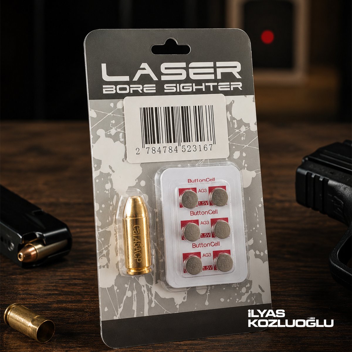 Laser Bore Sıghter 45 cal Namlu Sıfırlama Aparatı