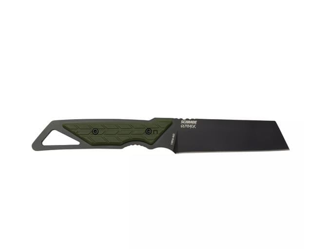 Schrade Outback Cleaver Fixed Blade Aus-8 Overmolded Sabit Bıçak
