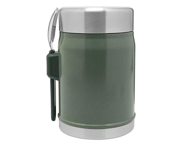 Stanley Klasik Paslanmaz Çelik Yemek Termosu Kaşıklı 0,40 LT Yeşil