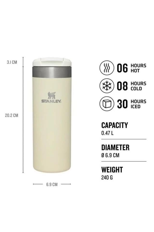 Stanley The Aerolight Transit Mug 0.47 L Krem Termos