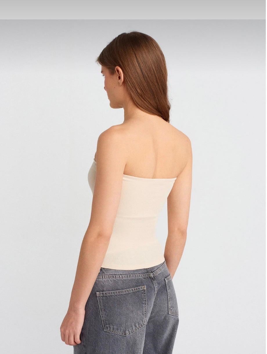Ten rengi straplez crop
