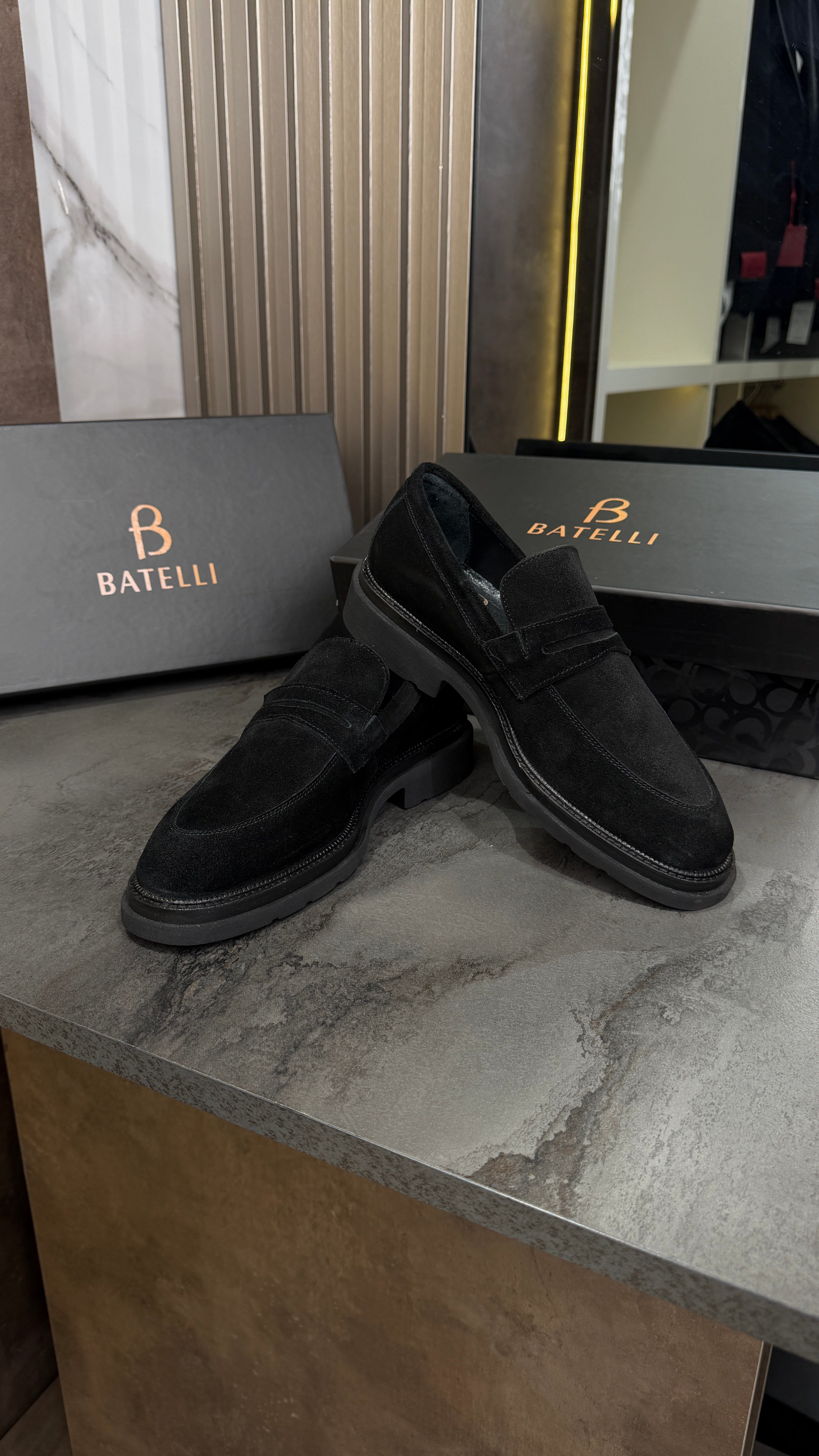 Ravello Süet Loafer | Siyah