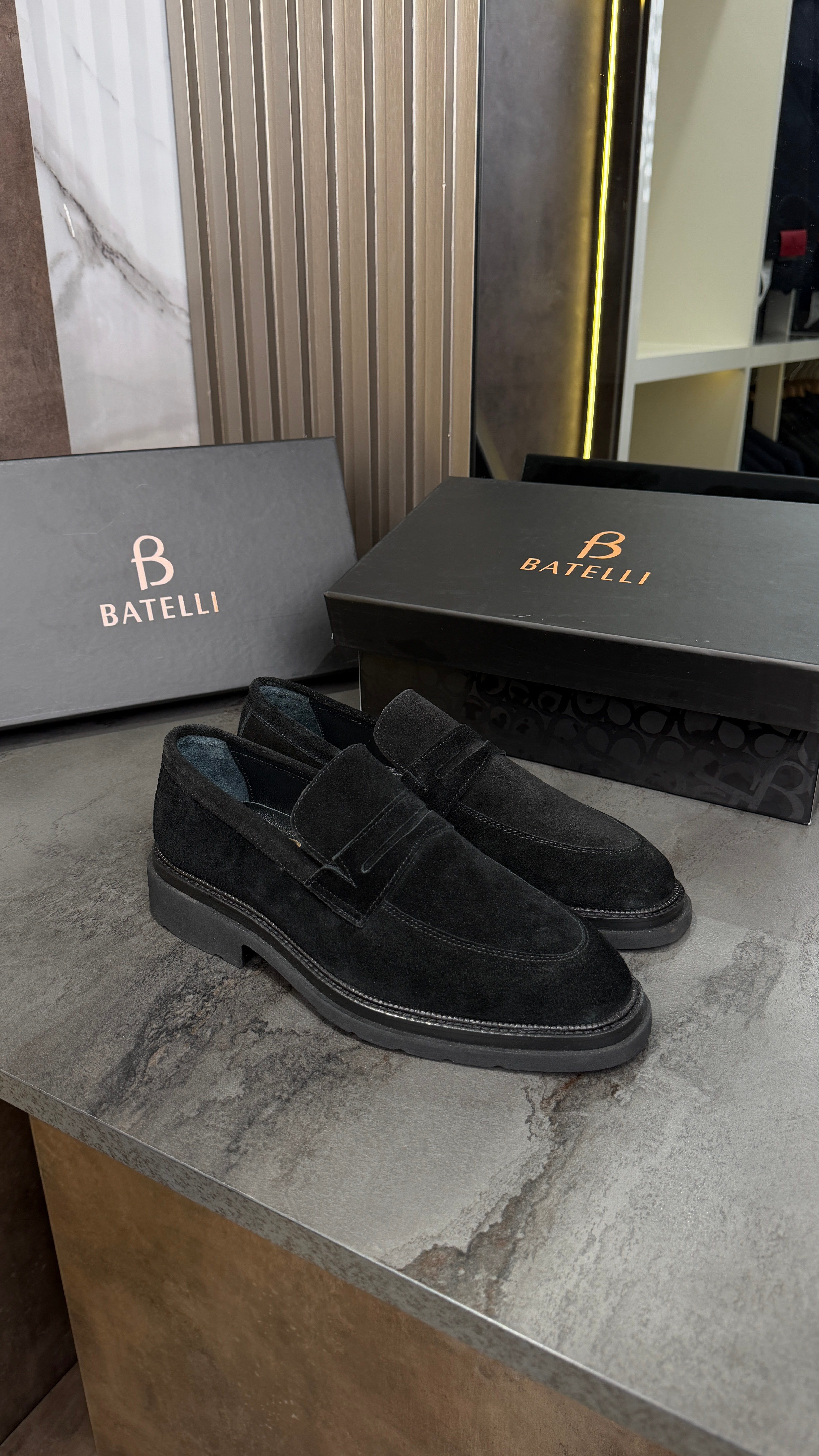 Ravello Süet Loafer | Siyah