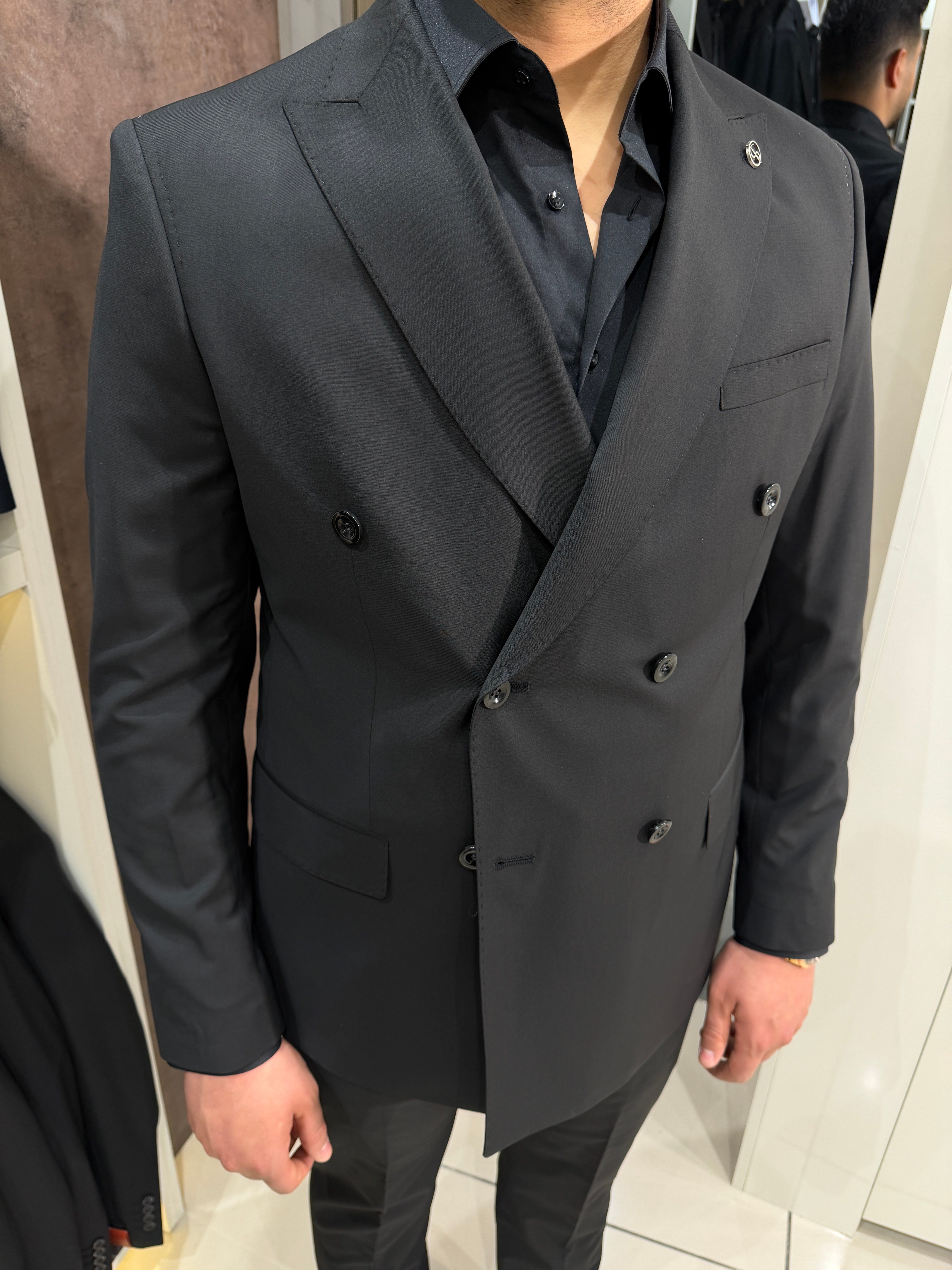 Veltro Black Signature Kruvaze Takım | Siyah