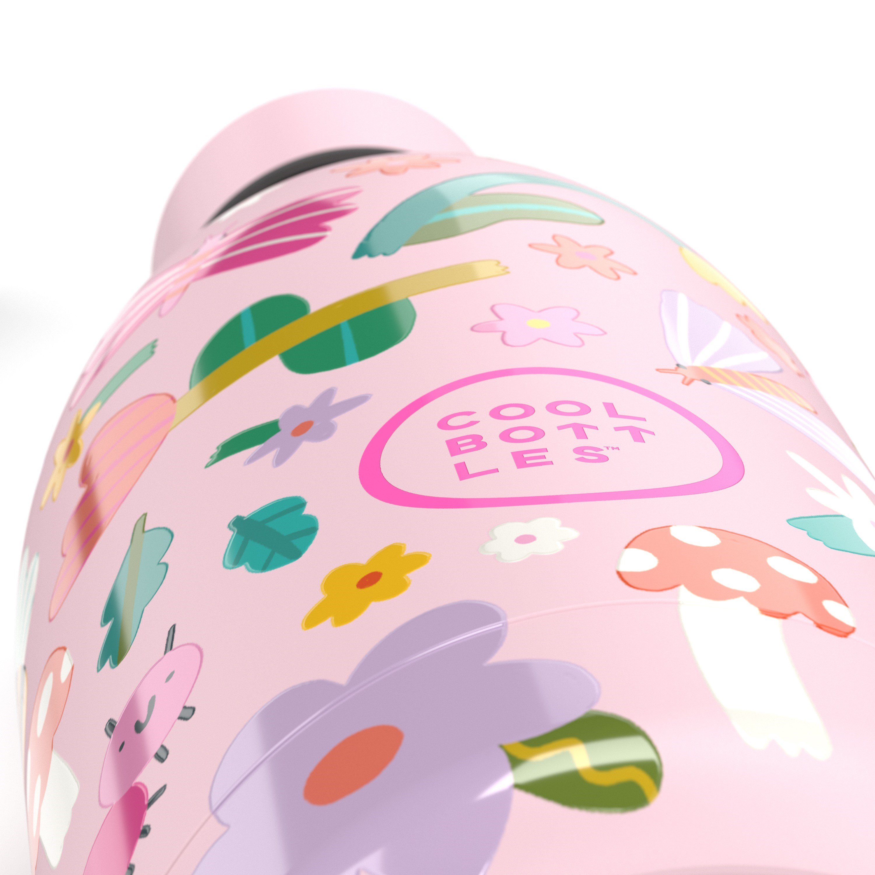 Cool Bottles Paslanmaz Çelik Suluk - The Kids Bottle - Bug Life 500ml-CBBK50BL