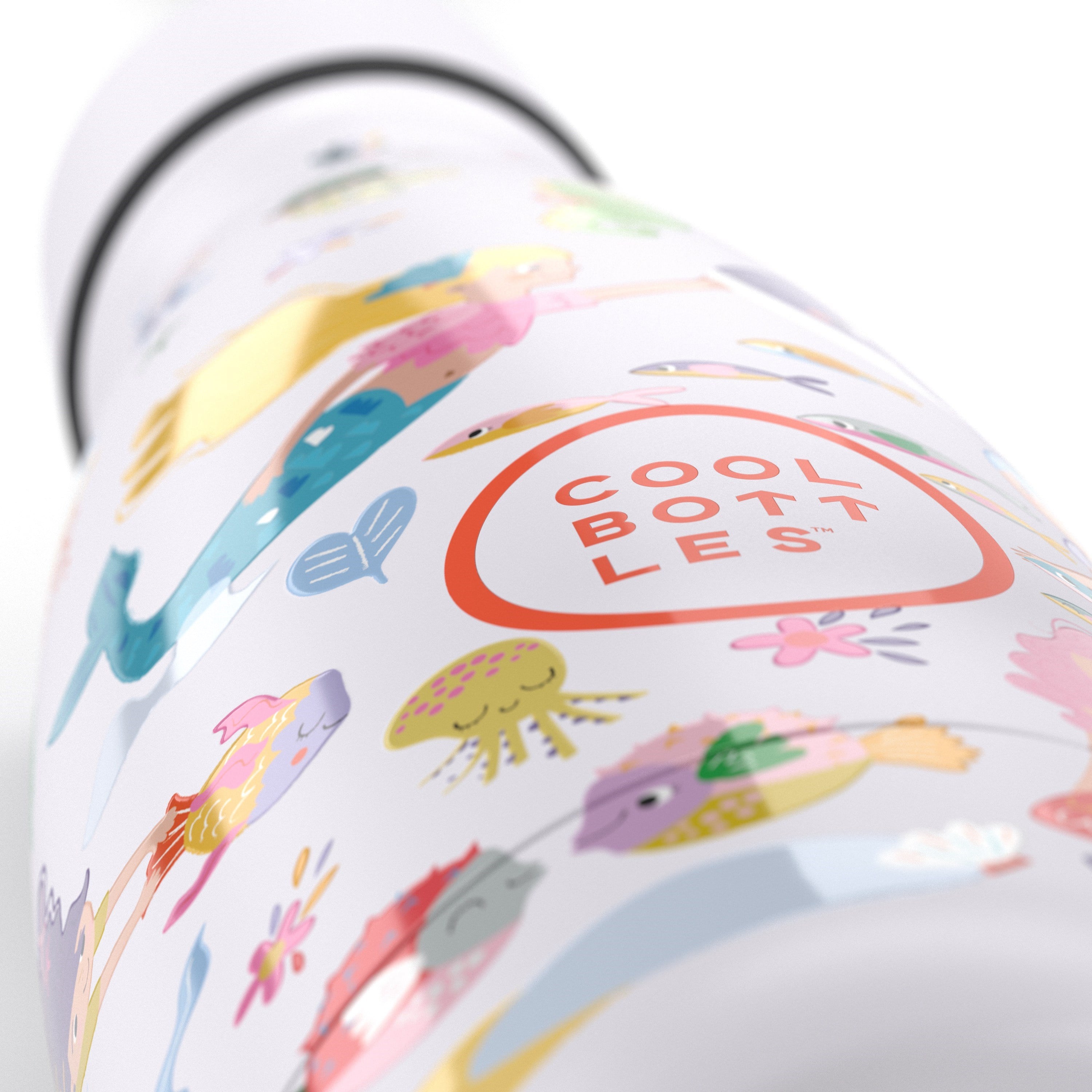 Cool Bottles Paslanmaz Çelik Suluk - The Kids Bottle - Sweet Mermaids 350ml