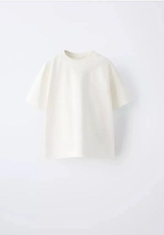 LA'CIEL PARİS Beyaz Oversize Unisex Tshirt
