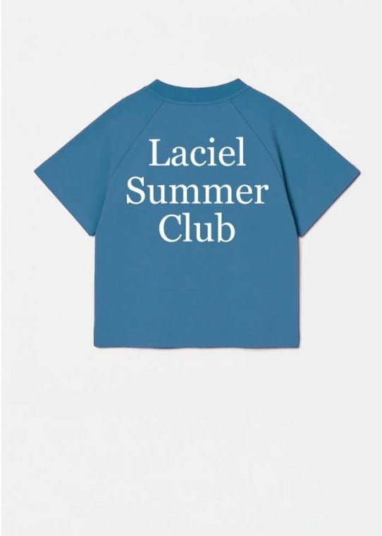 LA'CIEL PARİS Lacivert Summer Club Tshirt