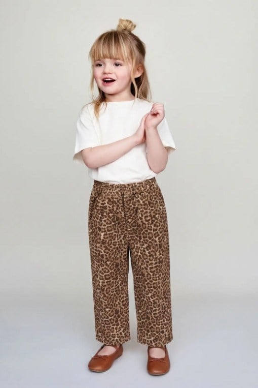 LA'CIEL PARİS Leopar Desenli Jean