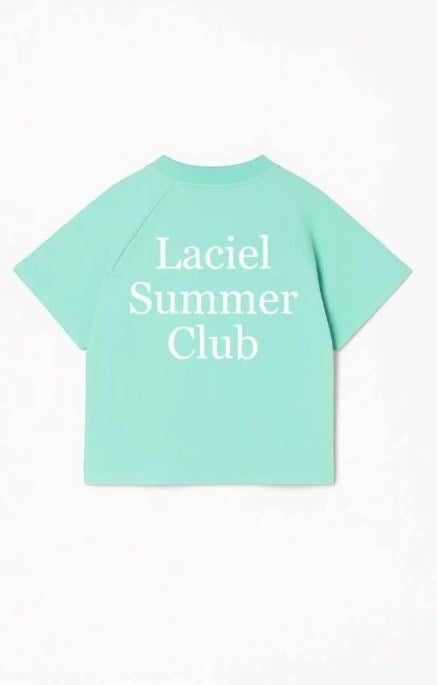 LA'CIEL PARİS Mavi Summer Club Tshirt