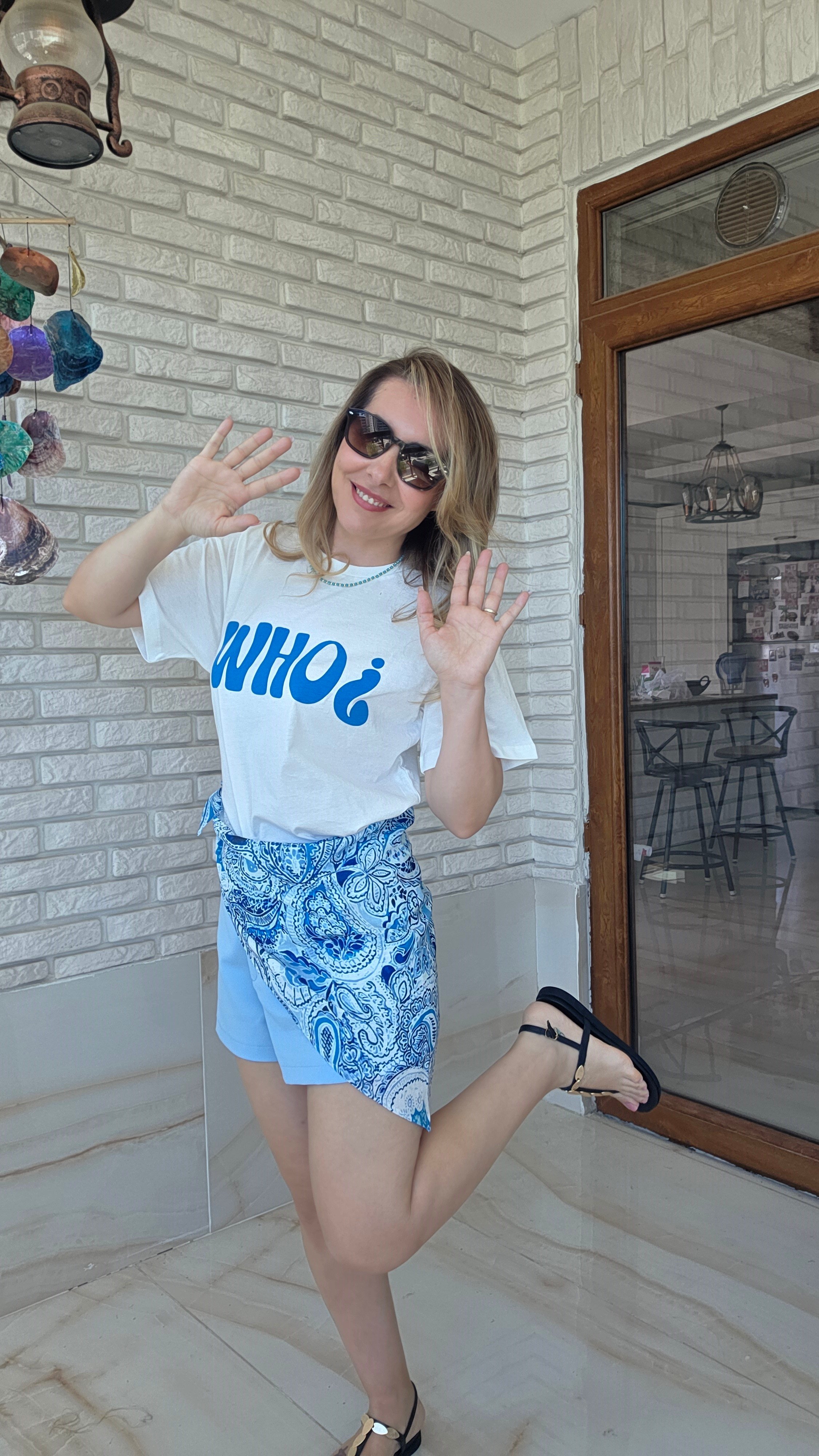 Fularlı Tshirt 