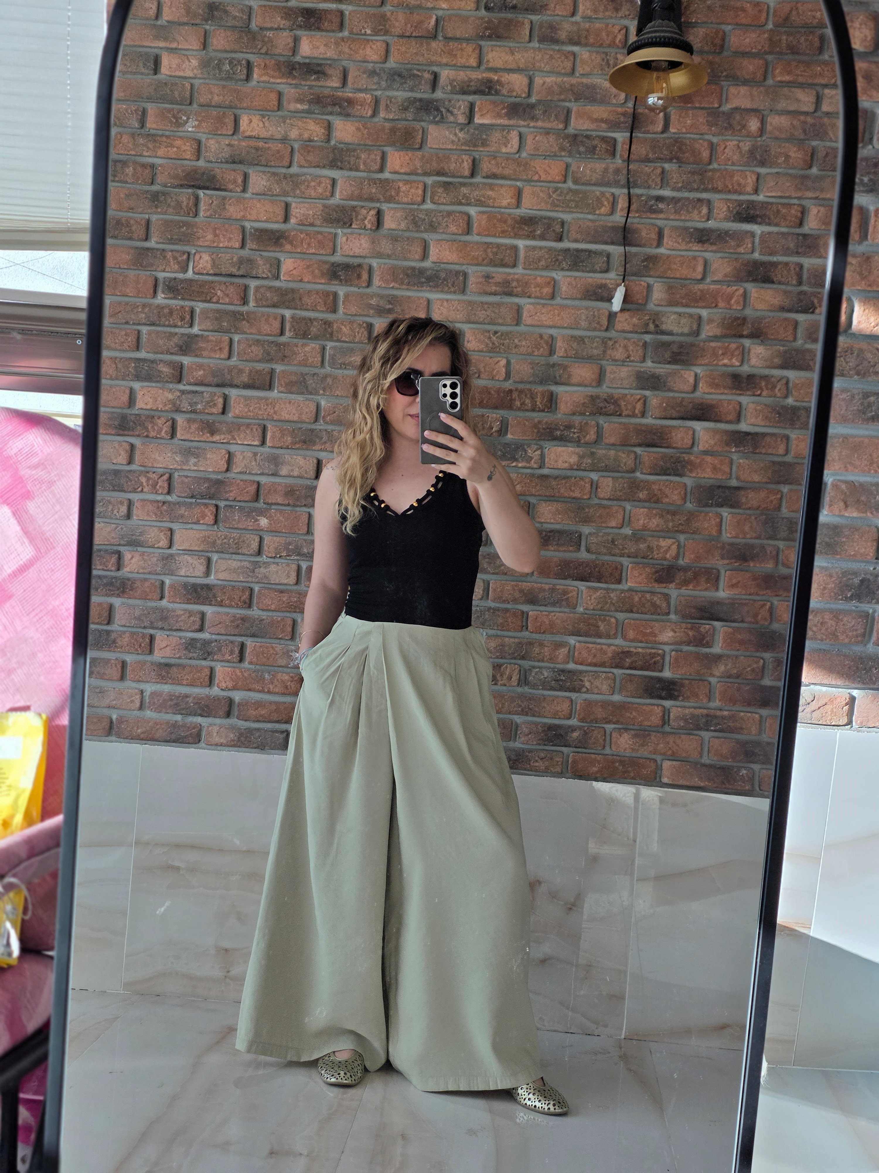 Yeşil Etek Pantolon