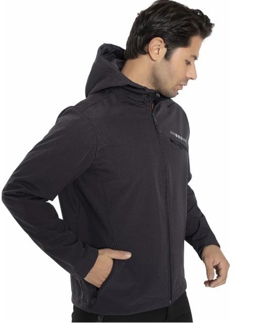CROZWİSE ANTRASİT ERKEK SU GEÇİRMEZ SOFTSHELL OUTDOOR MONT