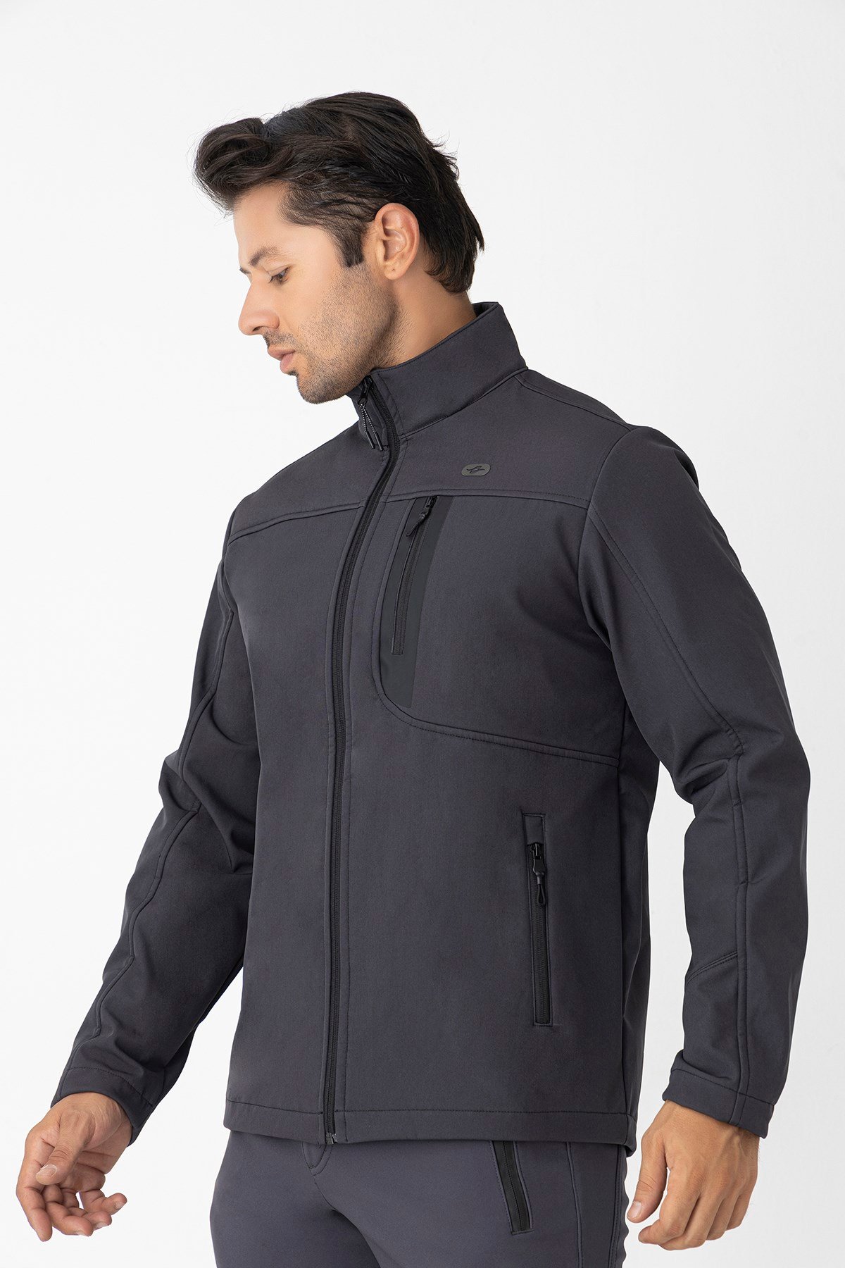 CROZWİSE ERKEK SOFTSHELL MONT ANTRASİT