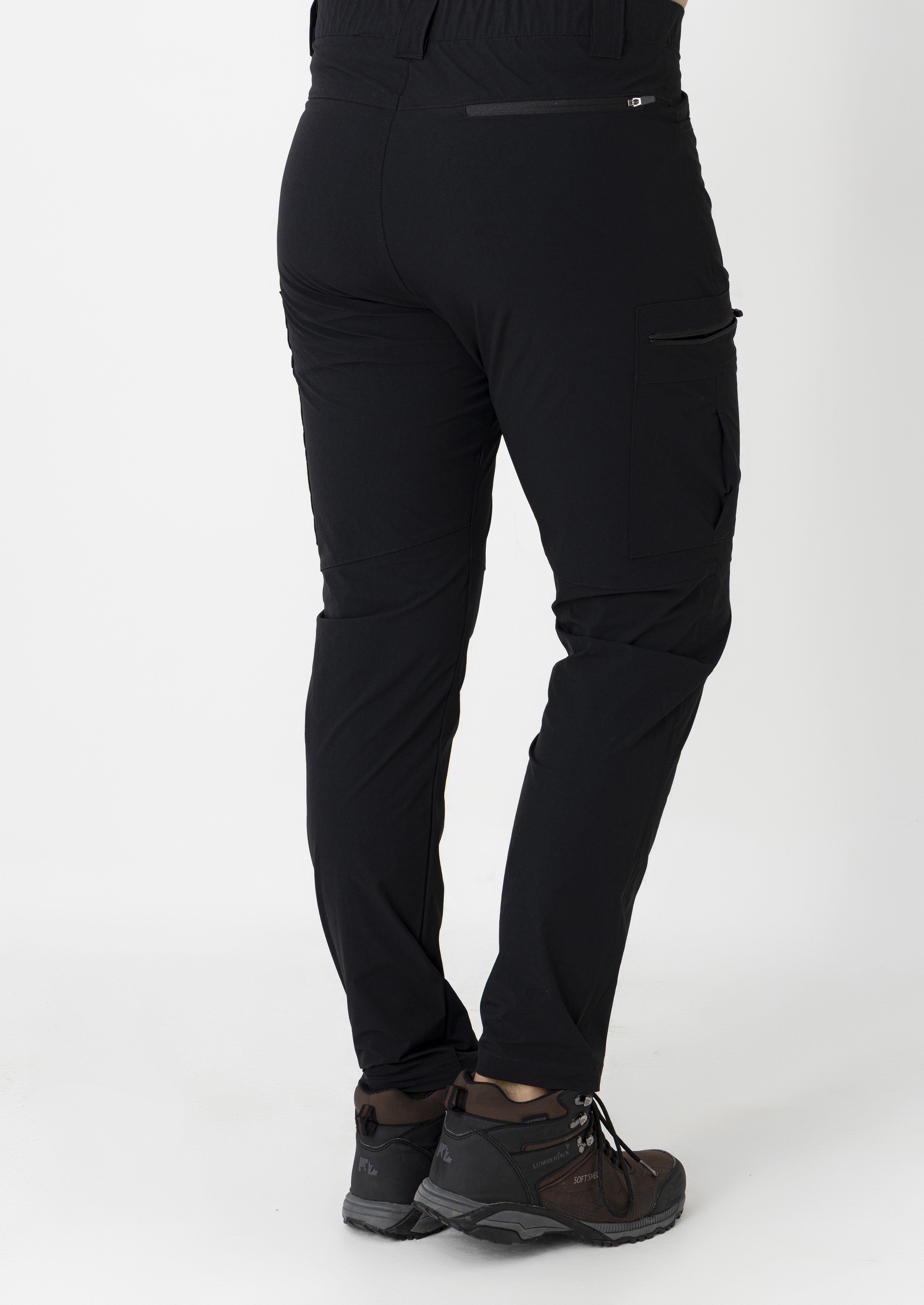 CROZWİSE OUTDOOR DAR PAÇA ERKEK PANTOLON SİYAH