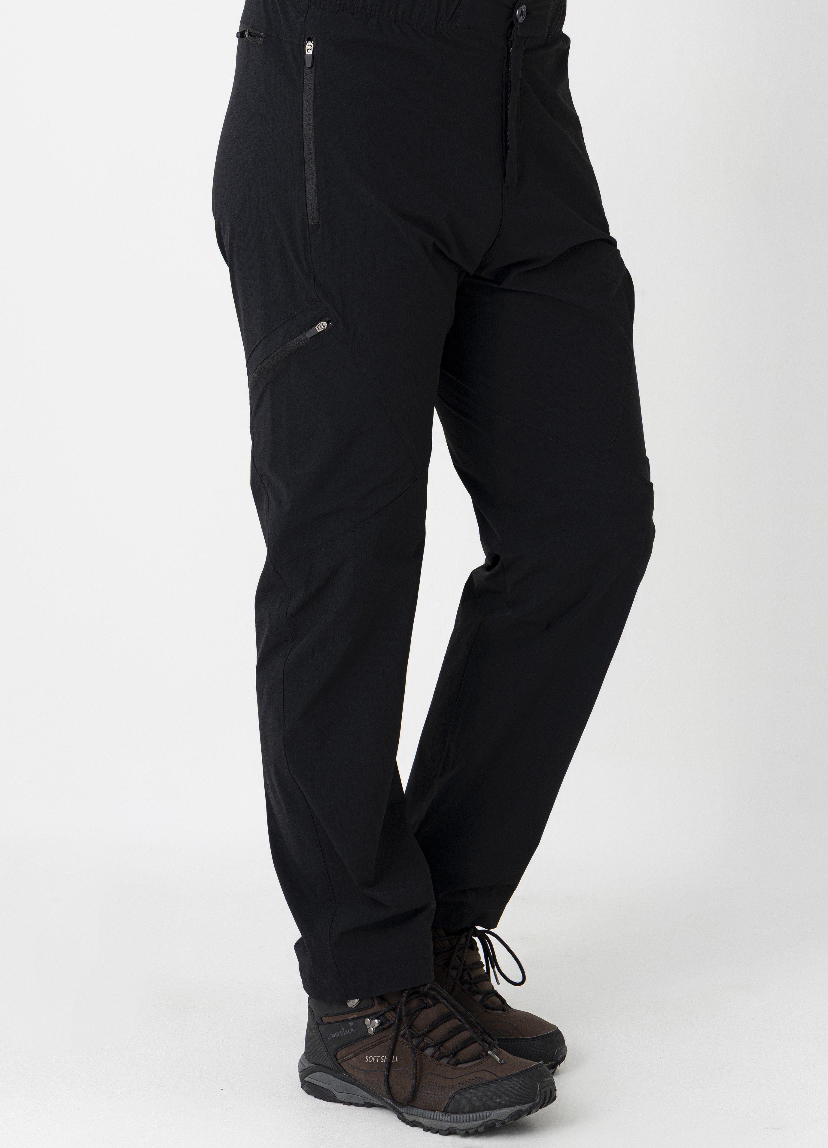 CROZWİSE OUTDOOR DÜZ ERKEK PANTOLON SİYAH