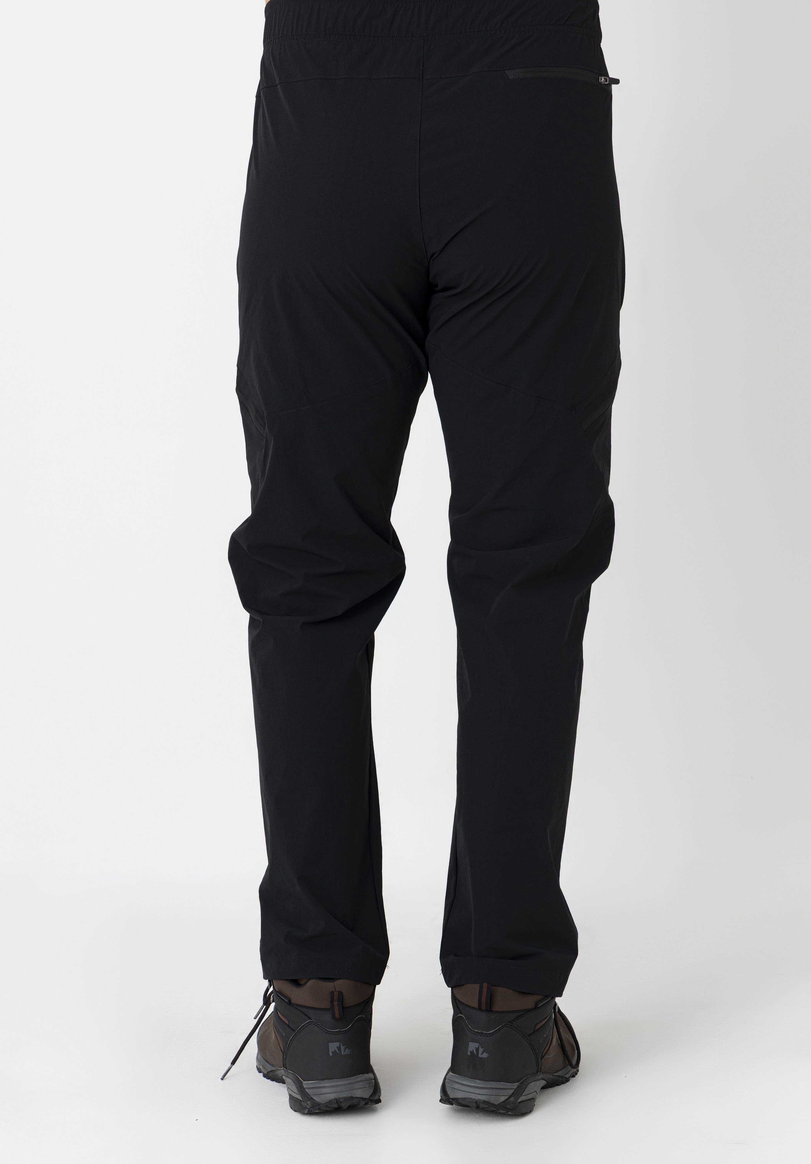 CROZWİSE OUTDOOR DÜZ ERKEK PANTOLON SİYAH