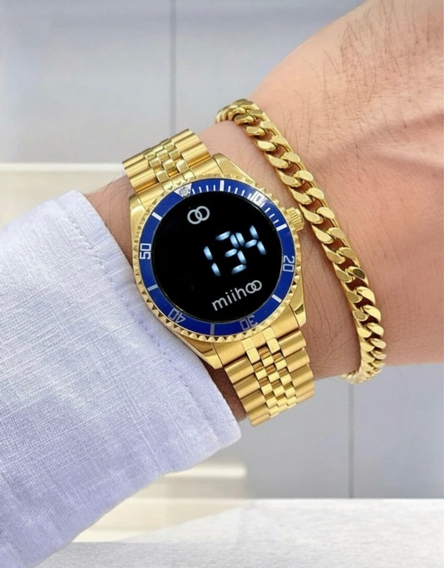LED DOKUNMATİK | GOLD-MAVİ ST27