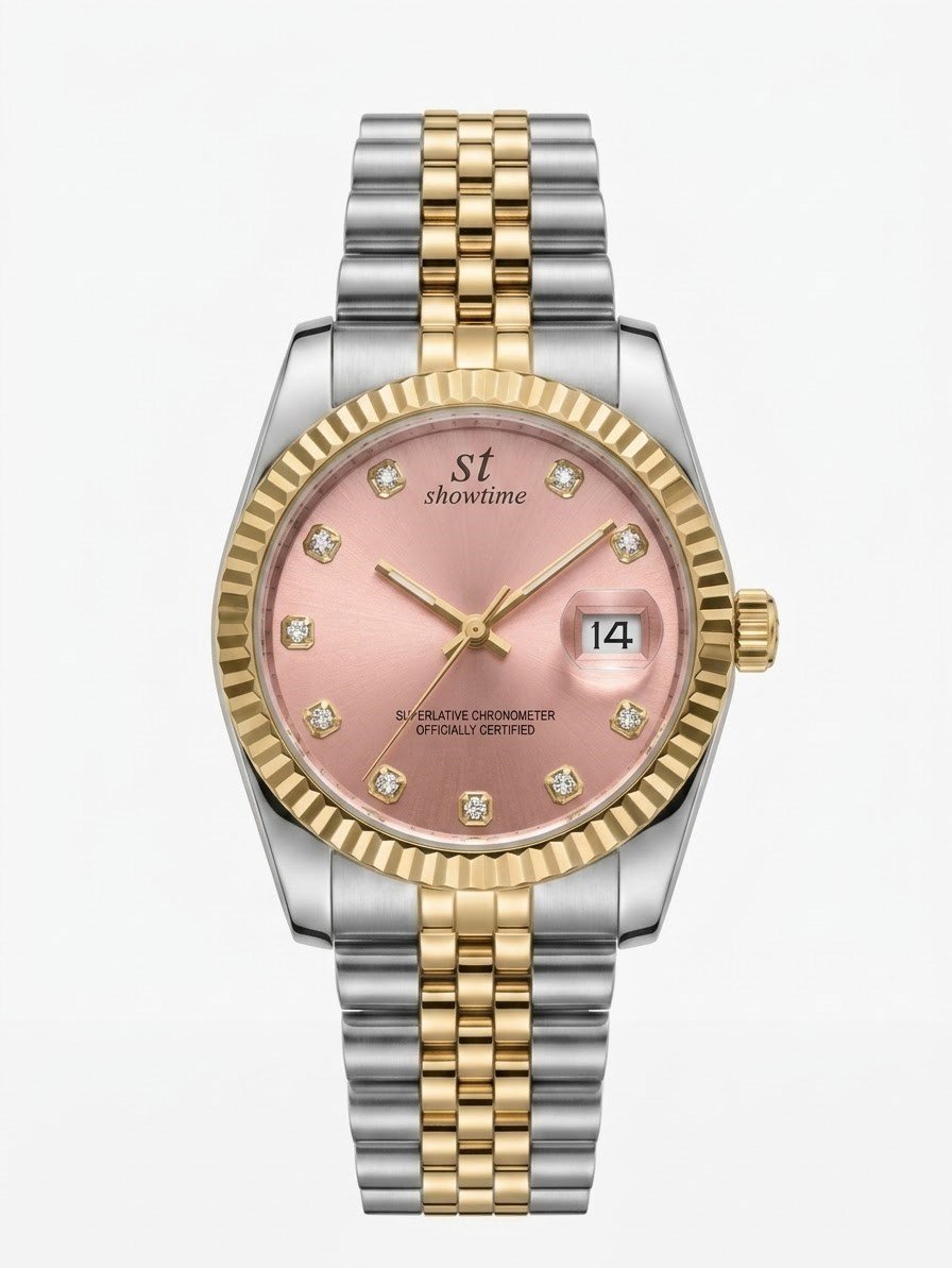 SHOWTİME 36MM Bayan King  Sarı beyaz pembe ST658