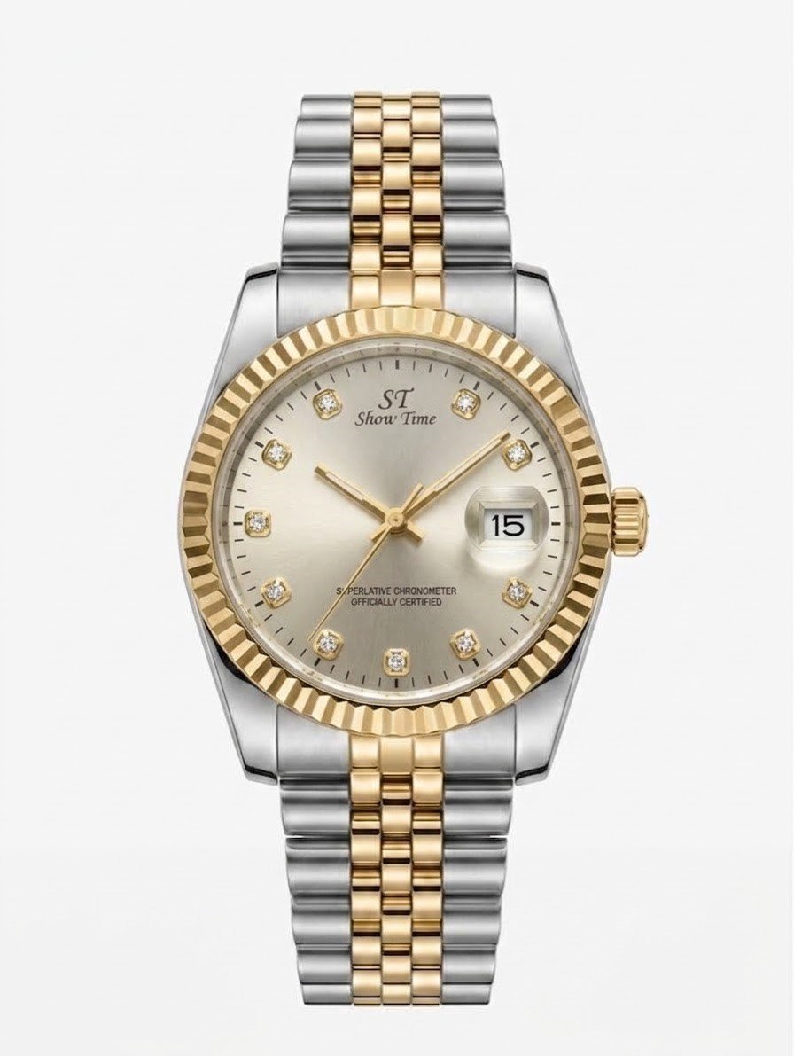 SHOWTİME 36MM Bayan King Sarı beyaz ST690