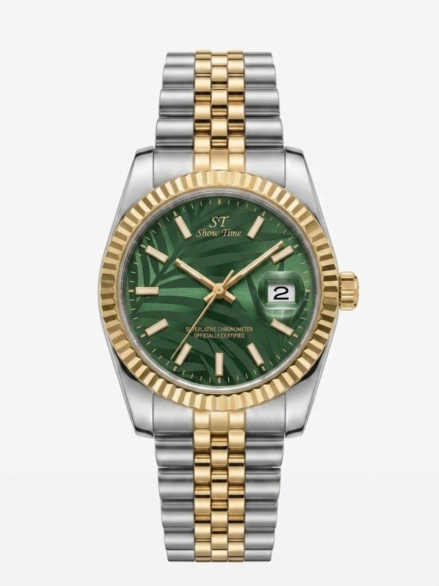 SHOWTİME 36MM Bayan King Sarı Beyaz Yeşil ST656