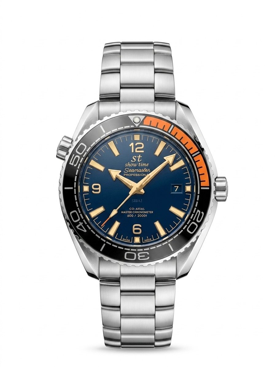 SHOWTIME ERKEK OMGA MODEL SAAT | TURUNCU-SİYAH ST402